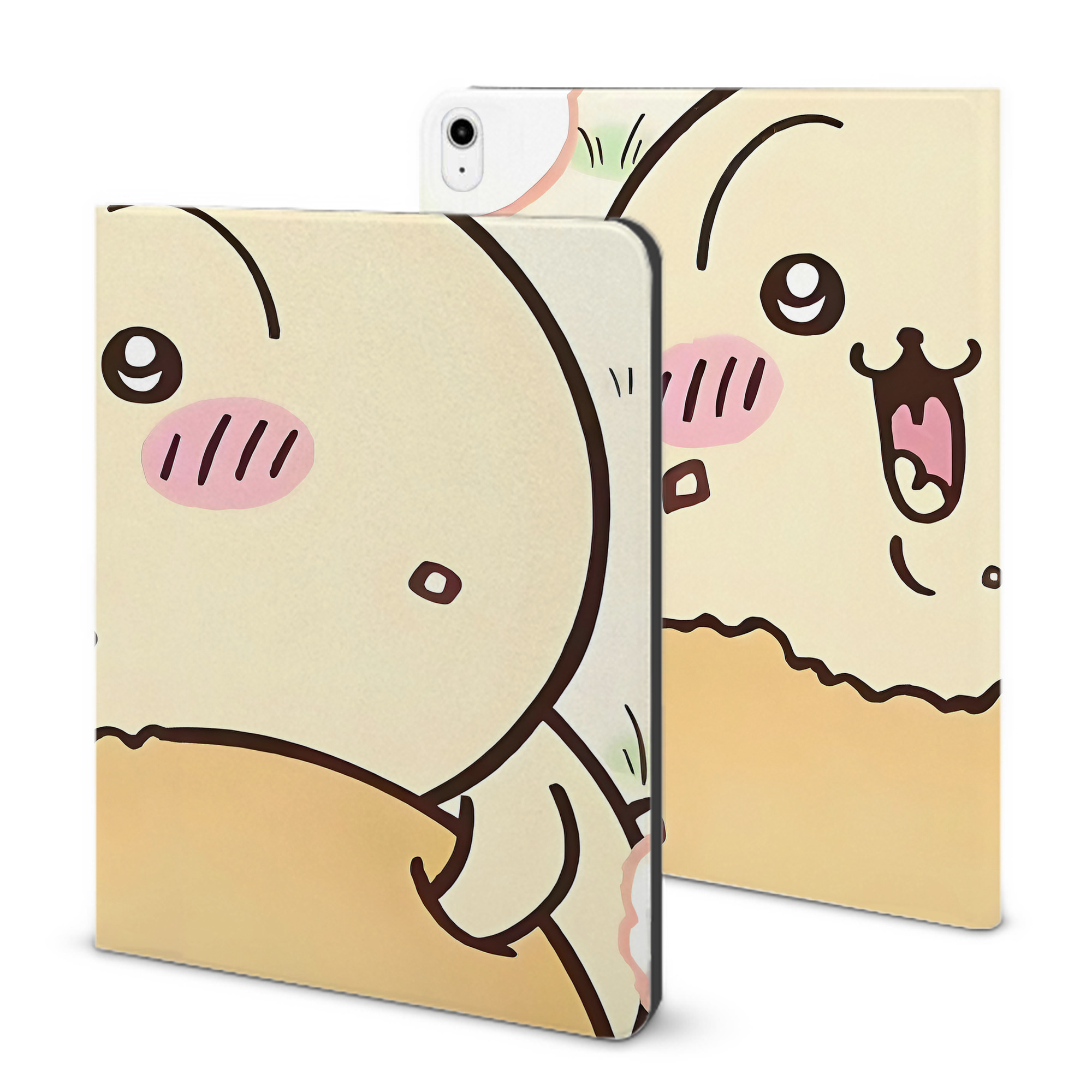 （画像用） ちいかわ Chii-kawa IPadケース ペンホルダー付き ブックスタイルデザイン